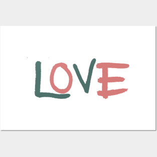 Hand Written Love Posters and Art